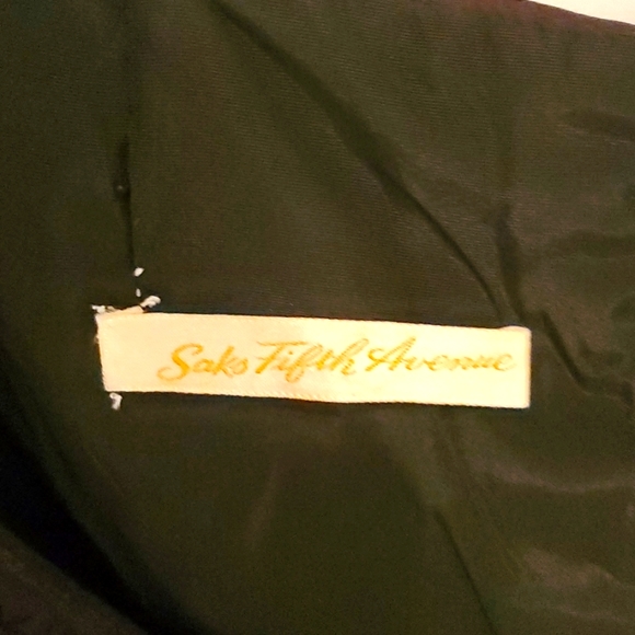 Vintage Black Saks Fifth Avenue Cocktail Dress - Picture 5 of 13